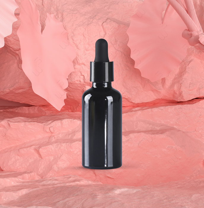 精油50ml YBB0063BHA 精华原液 黑瓷瓶